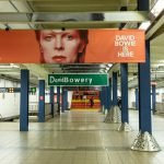 Spotify espalha imagens de David Bowie no metro em NY